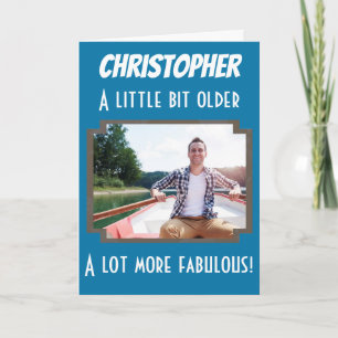 Funny 40th Birthday Photo Card