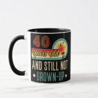 Funny 40th Birthday Vintage 40 Years Old