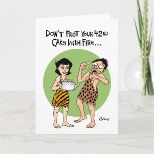 Funny 42nd Birthday Card