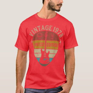 Funny 44th birthday gift ideas, Vintage 1978 Limit T-Shirt