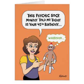 Funny 45th Birthday Cards & Invitations | Zazzle.co.uk