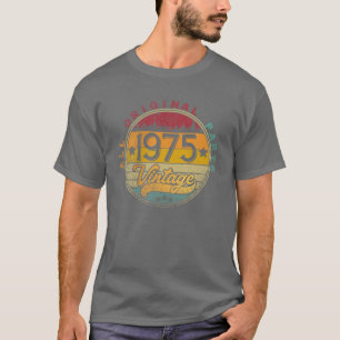 Funny 47Th Vintage 1975 T 47 Years Old Birthday Gi T-Shirt
