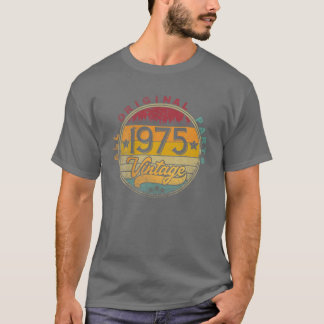 Funny 47Th Vintage 1975 T 47 Years Old Birthday Gi T-Shirt