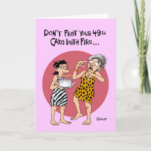Funny 49th Birthday Card