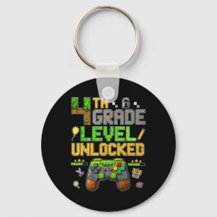 Funny 4th Grade Level Unlocked Ck To School Gamer Key Ring
