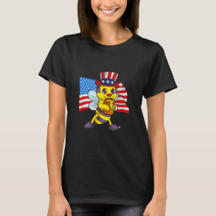 Funny 4th Of July 2021 Beekeeper American T-Shirt