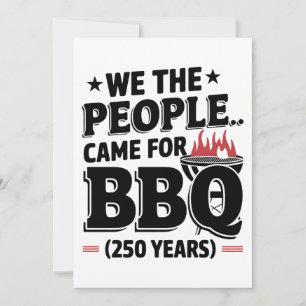 Funny 4th Of July 250th July Anniversary Thank You Card