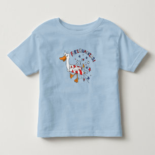 Funny 4th of July Duck Cute Kids Toddler T-Shirt