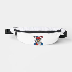 Funny 4th of July Eagle Bruh Patriotic Shirt Desig Bum Bags