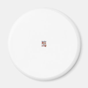 Funny 4th of July Hot Dog Vintage Shirt Design_1 Magnet