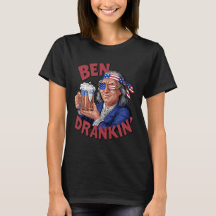 Funny 4th Of July Us President Party Franklin Ben T-Shirt