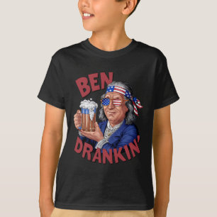 Funny 4th Of July Us President Party Franklin Ben T-Shirt