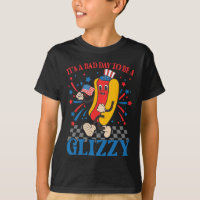 Funny 4th Of July Usa Hotdog It's A Bad Day To Be