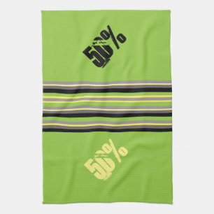 Funny 50 / 50 Couple Towel