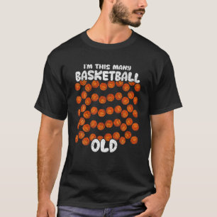 Funny 50 Year Basketball Player 50Th Birthday T-Shirt