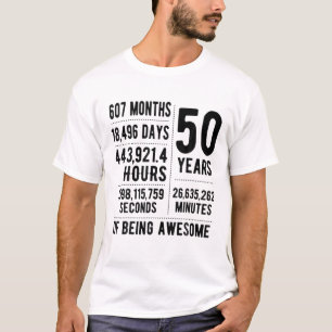 Funny 50 Years Old 50Th Birthday Idea For Men T-Shirt