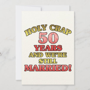 Funny 50th Anniversary Card