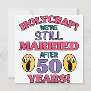 Funny 50th Anniversary Card