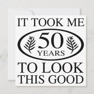 Funny 50th Birthday Card