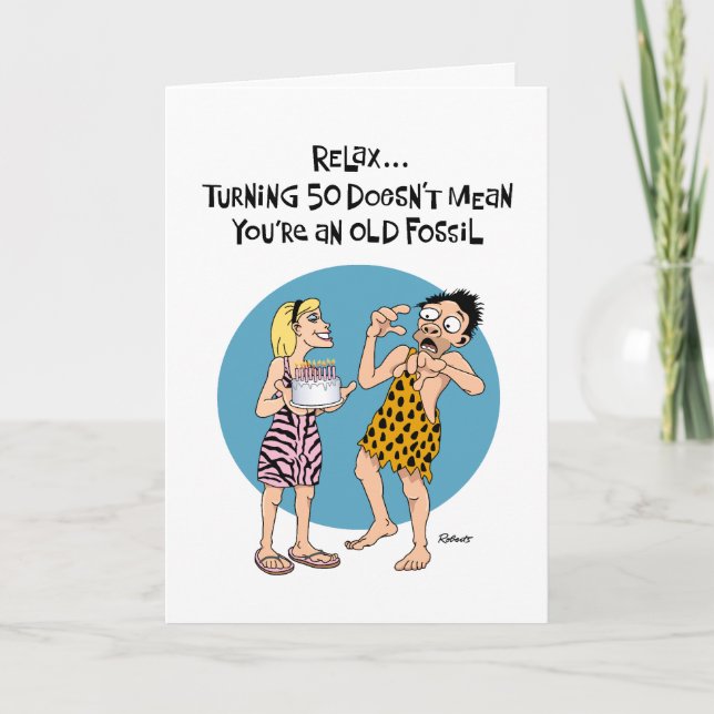 Funny 50th Birthday Card (Front)