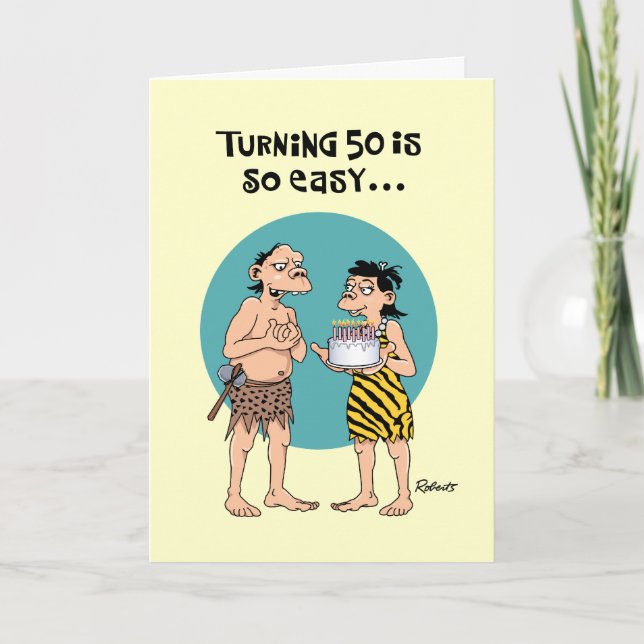 Funny 50th Birthday Card (Front)