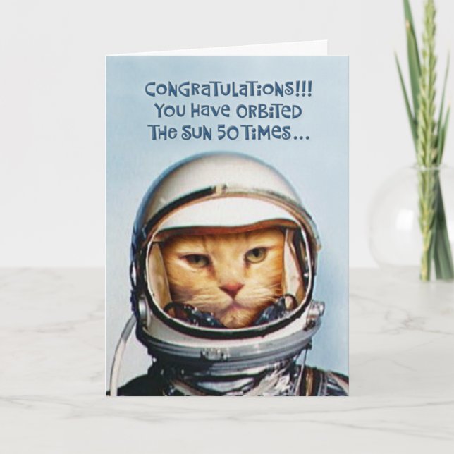 Funny 50th Birthday Card (Front)