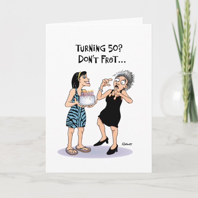 Funny 50th Birthday Card (Front)