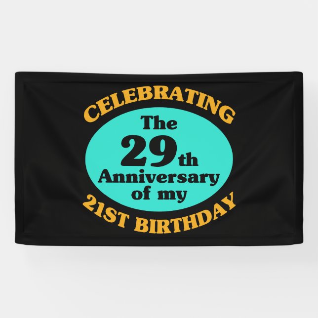 Funny 50th Birthday Gag Gift Banner (Horizontal)