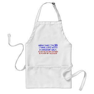 Funny 50th birthday gifts! standard apron