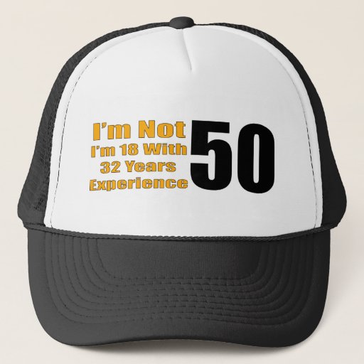 Funny 50th Birthday Hat