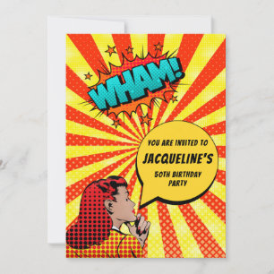 Funny 50th Birthday Invitation