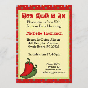 Funny 50th Birthday Invitations