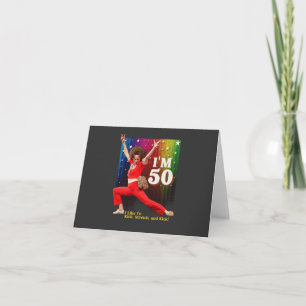Funny 50th Birthday Kick & Stretch Sally O'Malley  Invitation