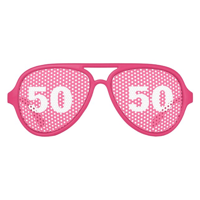 Funny 50th Birthday party shades | Age humour (Front)