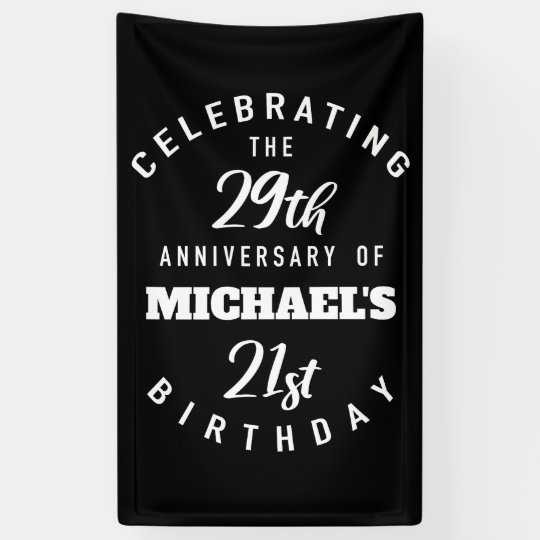 Funny 50th Birthday Personalised Banner | Zazzle.co.uk