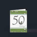Funny 50th birthday sheep card<br><div class="desc">Funny 50th birthday sheep card.
Inside the message reads "happy birthday to ewe".
This can be customized with the personalize button.
Images taken in Cornwall,  UK.
The perfect card for a husband or male friend who loves the countryside or walking and rambling.</div>