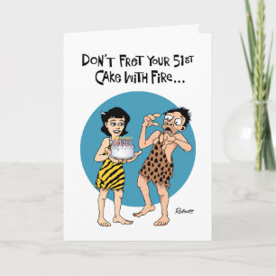 Funny 51st Birthday Card