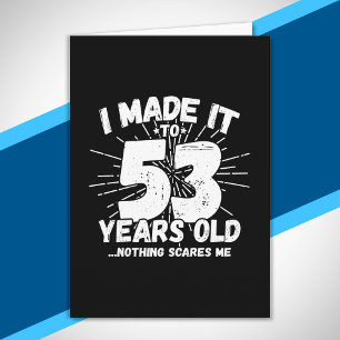 Funny 53rd Birthday Quote Sarcastic 53 Year Old Card