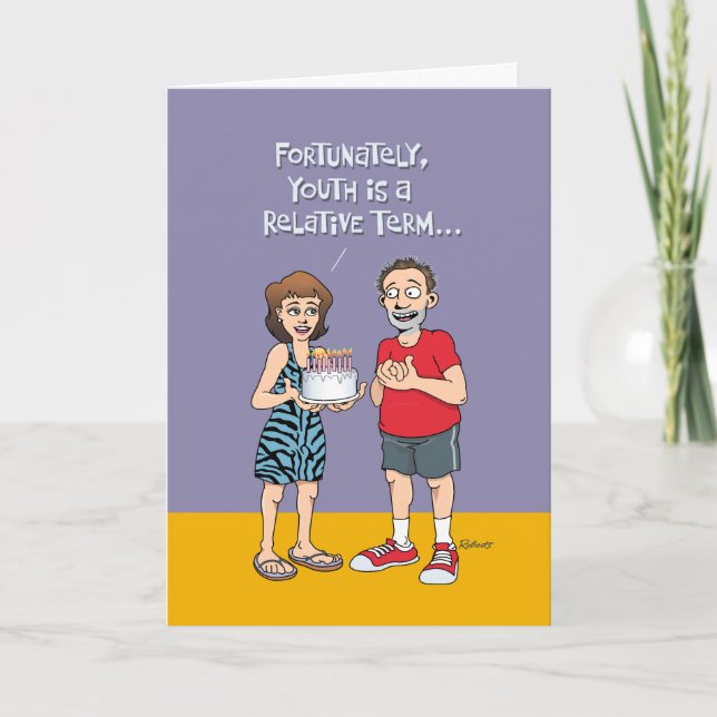 Funny 54th Birthday Card (Front)