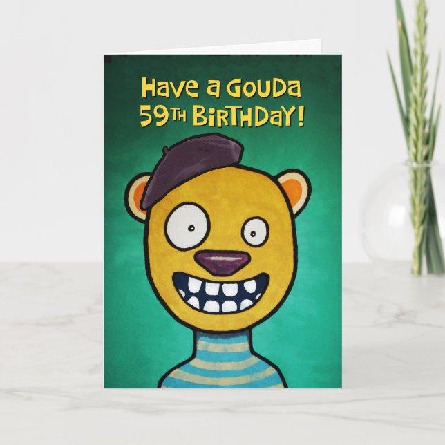 Funny 59th Birthday Card (Front)