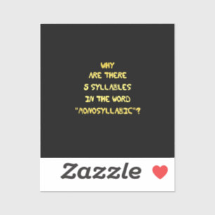 Funny 5 Syllable Spelling Joke