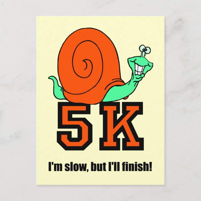 Funny 5K Postcard (Front)