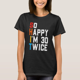 Funny 60 Years Old Bday Gift Sarcastic Vintage T-Shirt