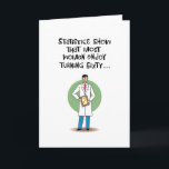 Funny 60th Birthday Card<br><div class="desc">Funny 60th Birthday Greeting Card for a woman who is not thrilled about turning sixty years old</div>