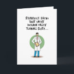 Funny 60th Birthday Card<br><div class="desc">Funny 60th Birthday Greeting Card for a woman who is not thrilled about turning sixty years old</div>
