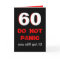 Funny 60th Birthday Card
