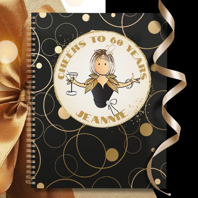 Funny 60th Birthday For Her Cheers to 60 Modern Planner (Creator Uploaded)