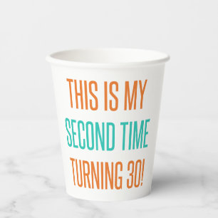 Funny 60th Birthday For Women Paper Cups