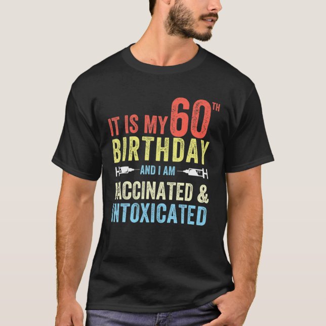 Funny 60Th Birthday Gag 2021 Bday Quarantine 1961 T-Shirt (Front)