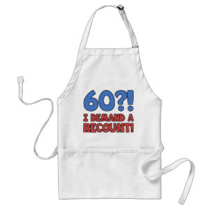 Funny 60th Birthday Gag Gift Standard Apron